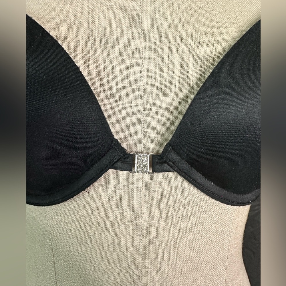 Black Rhinestone Detail Bra VS - Picture 11 of 11